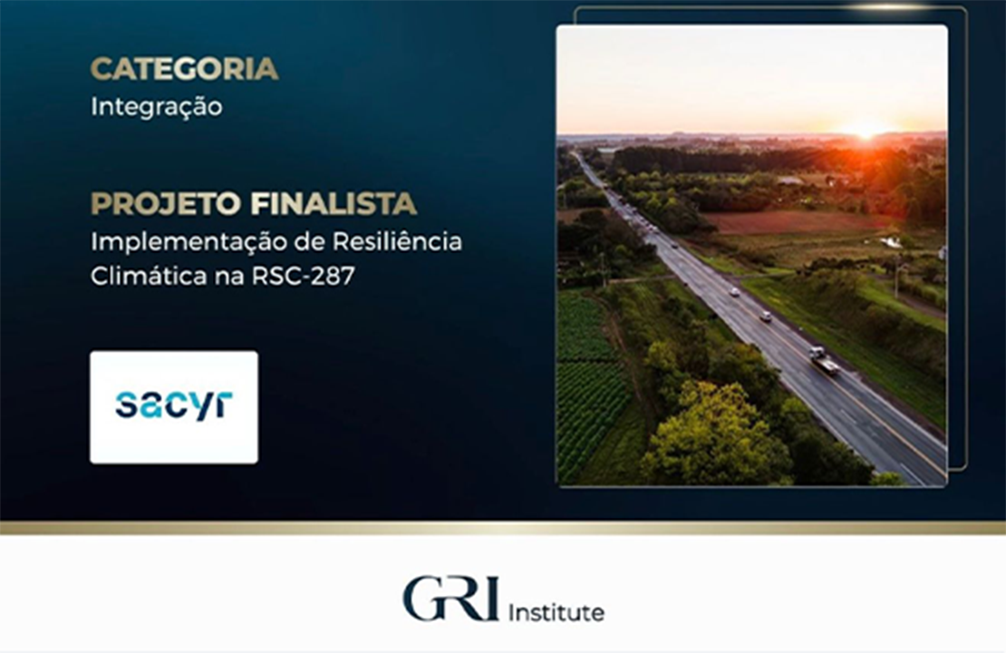 Rota de Santa Maria, do Grupo Sacyr, é finalista do GRI Infra Awards 2025