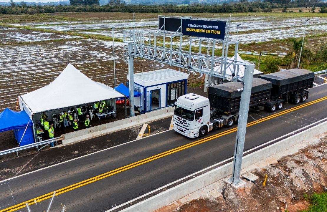 Primeiro Sistema de Pesagem Automática em Movimento do Rio Grande do Sul avança no processo de homologação