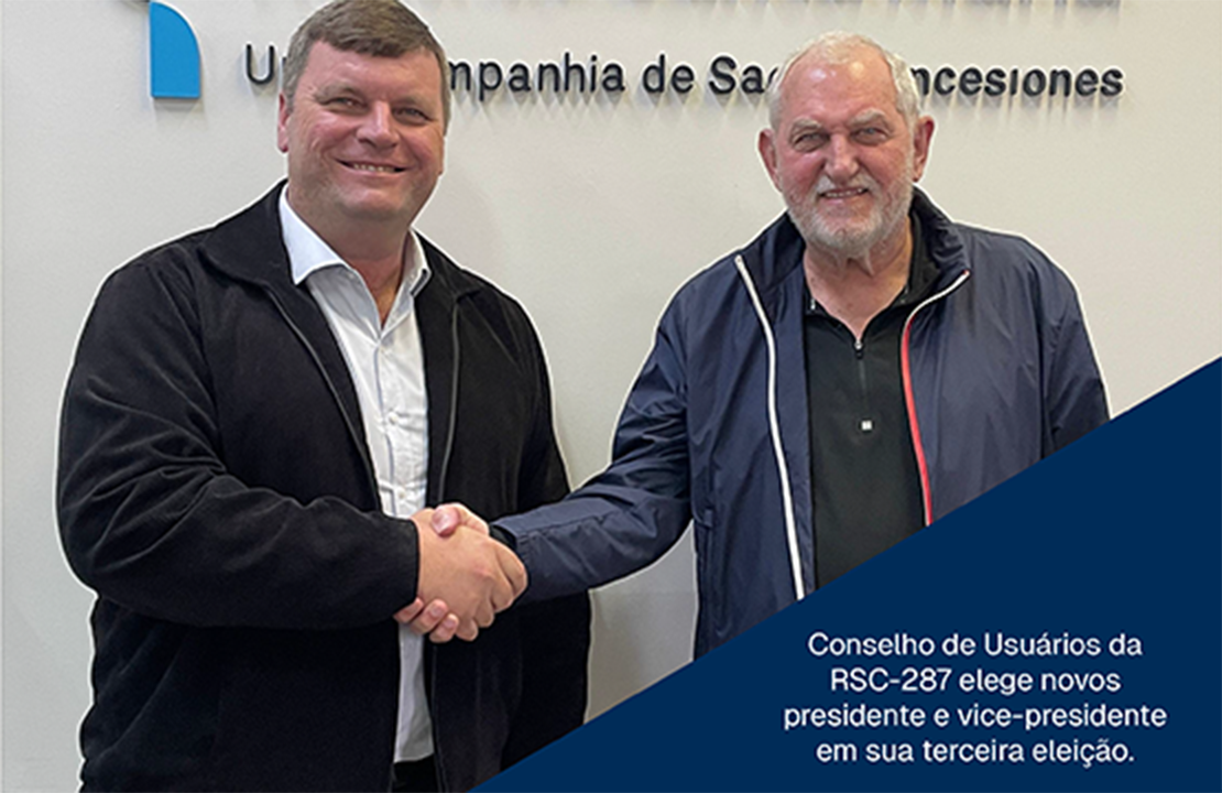 Eleição do terceiro presidente e vice-presidente do Conselho de Usuários da RSC-287